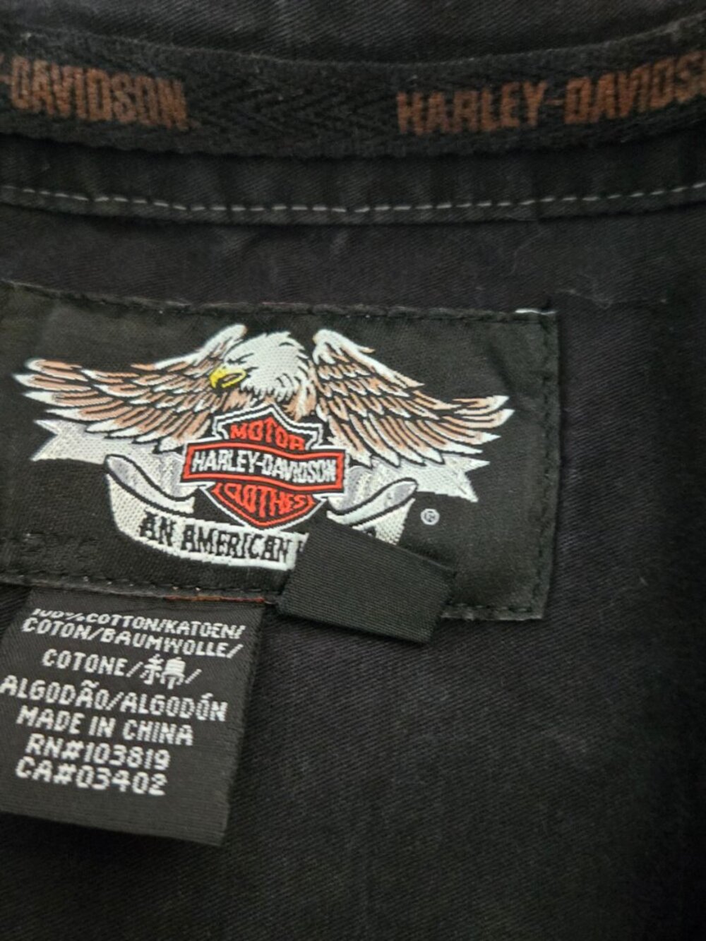 Harley Davidson Short Sleeve Shirt Size XL - Picture 3 of 5